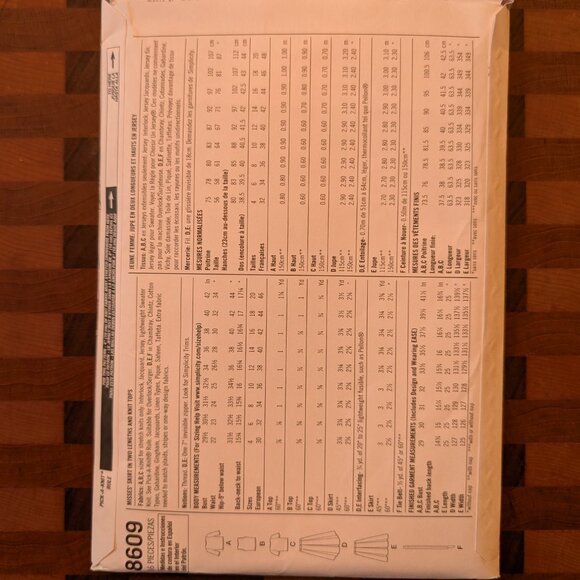 Simplicity 8609 - Uncut - Sizes 12-20 - Pleated skirt and Crop Top - Picture 2 of 3